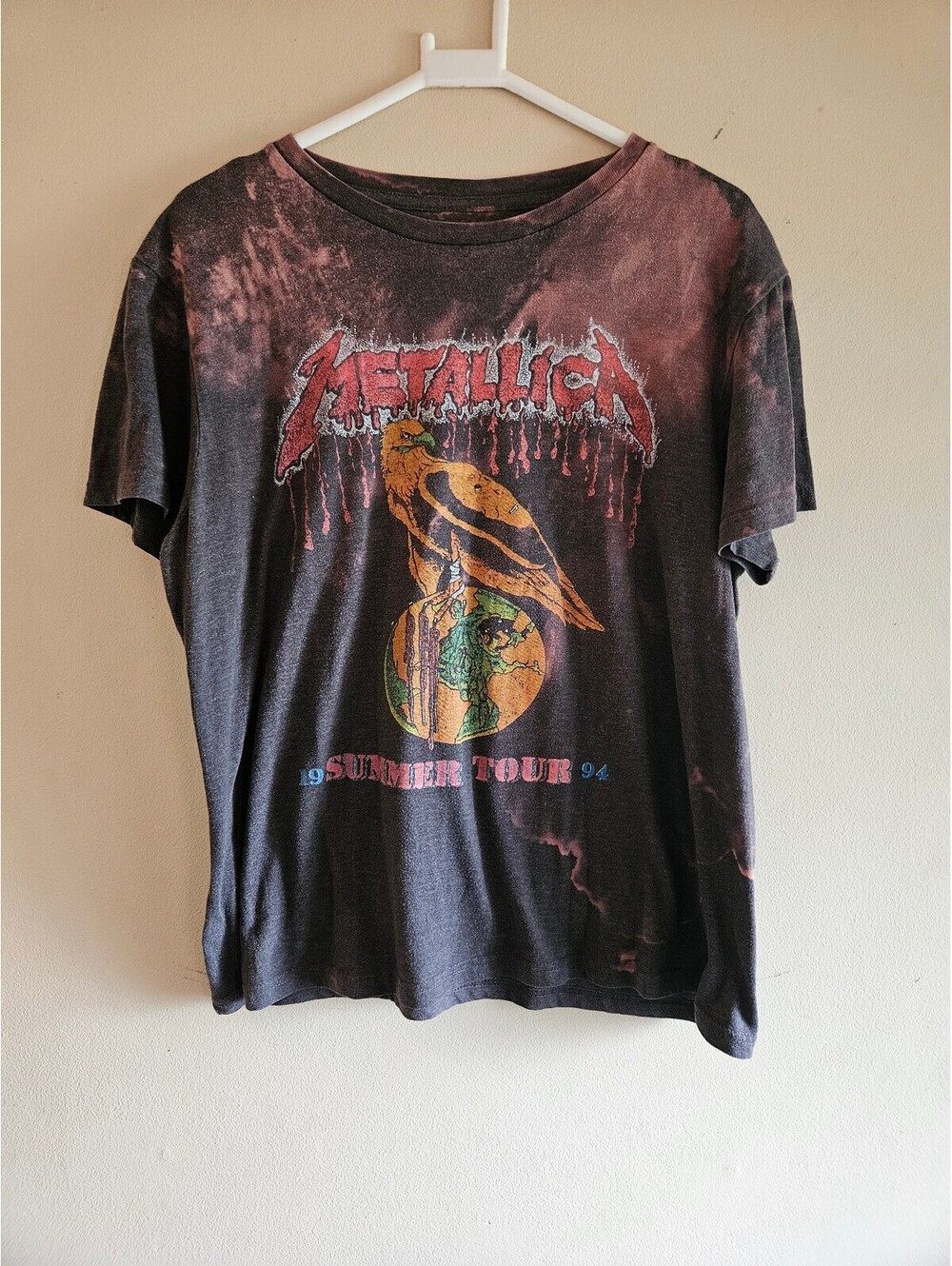Metallica Snake Graphic Black T Shirt